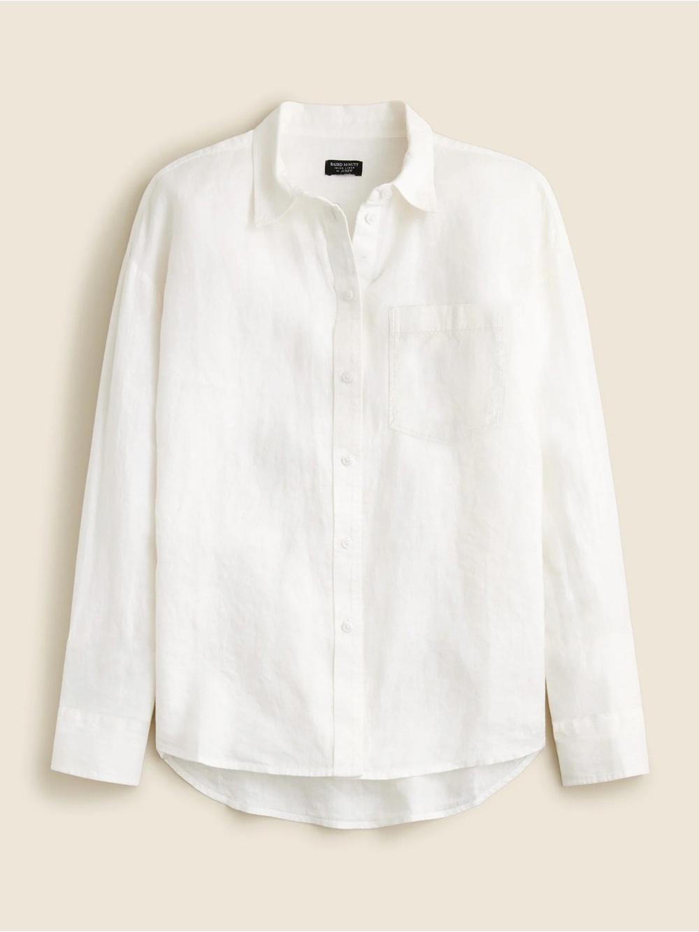 J. Crew Baird McNutt Irish Linen Button-Down Shirt